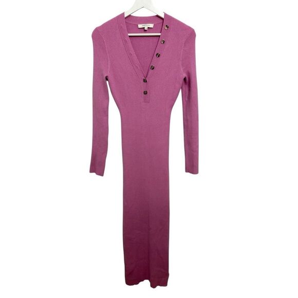 Favorite Daughter The On Again Dress Long Sleeve Maxi - Orchid - Picture 5 of 9